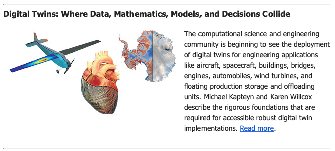 Digital Twins: Where Data, Mathematics, Models, and Decisions Collide